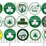 Boston Celtics Digital Bottle Cap Images -..