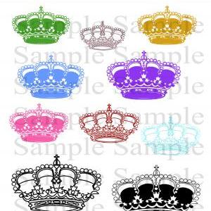 10 Crown Clip Art, Crown Clipart, Crown..